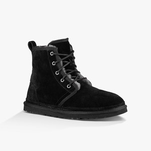 Ugg Harkley Men Classic Boots Black (3218ZSXQR)